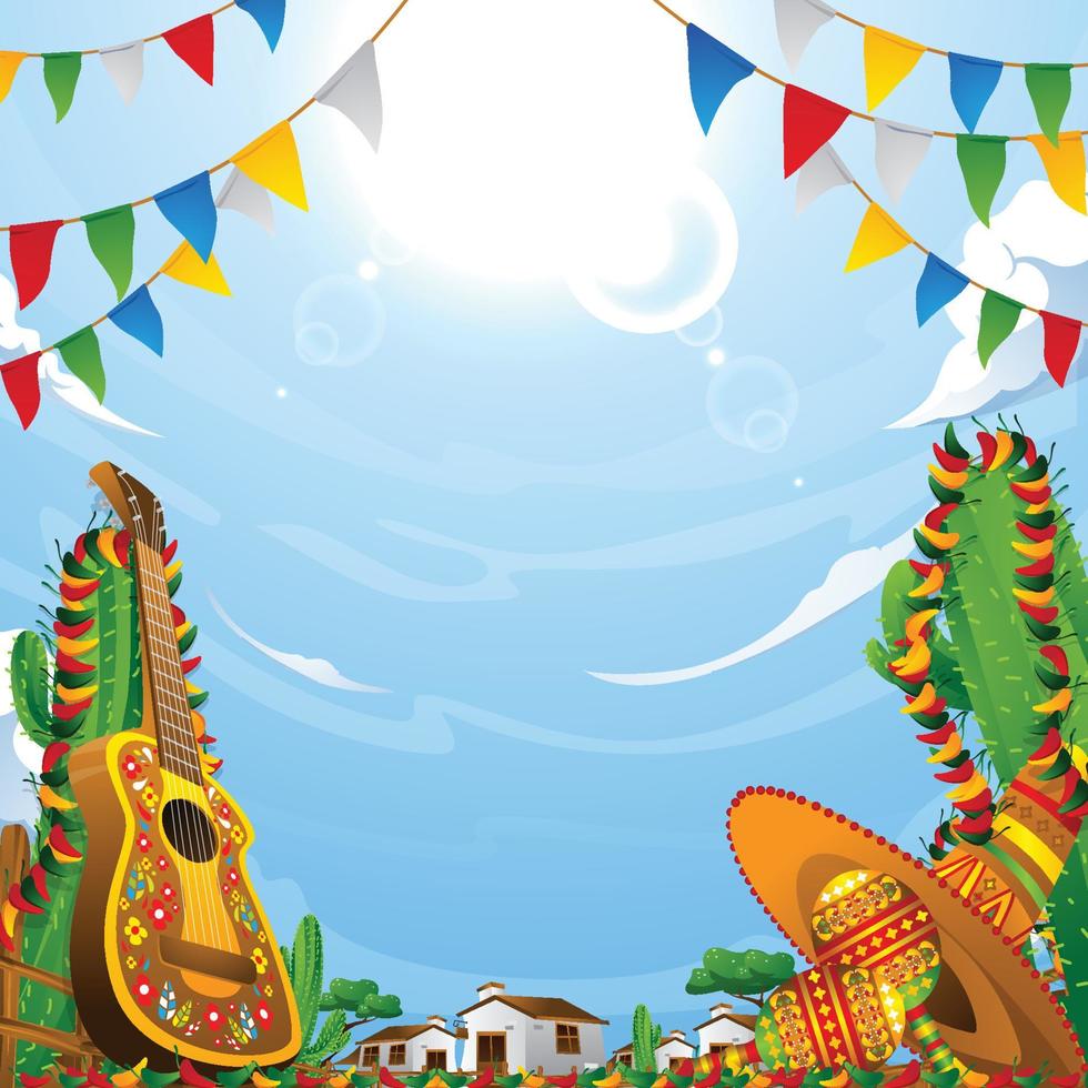 Cinco De Mayo Background Concept vector