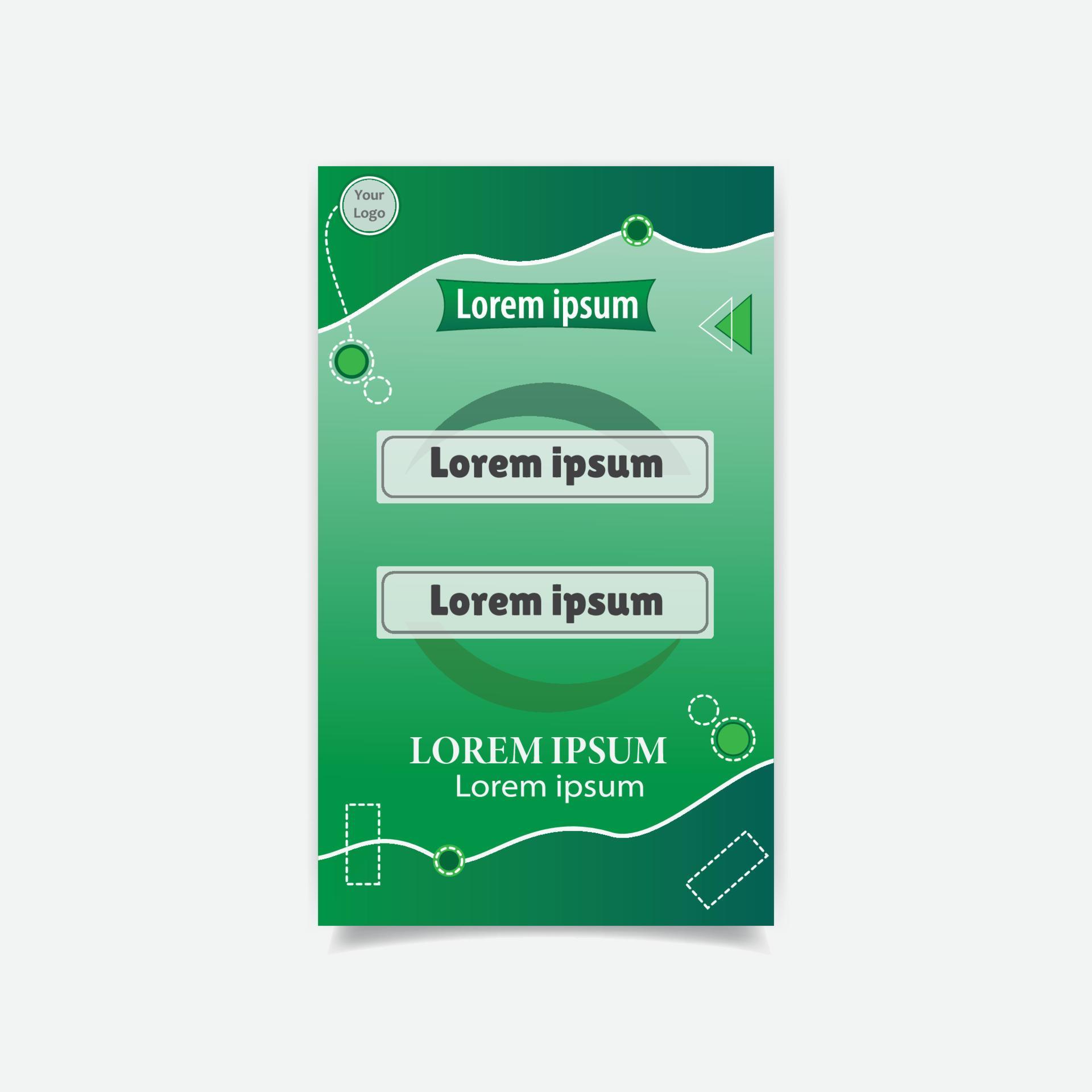 Creative Simple Idea Card Design Vector Template.Id card with set of