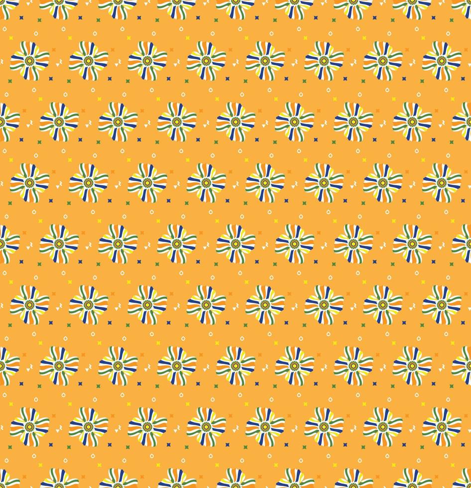 Floral pattern design vector