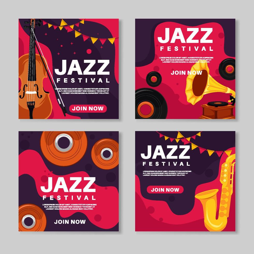 Concert Music Jazz Social Media Most vector