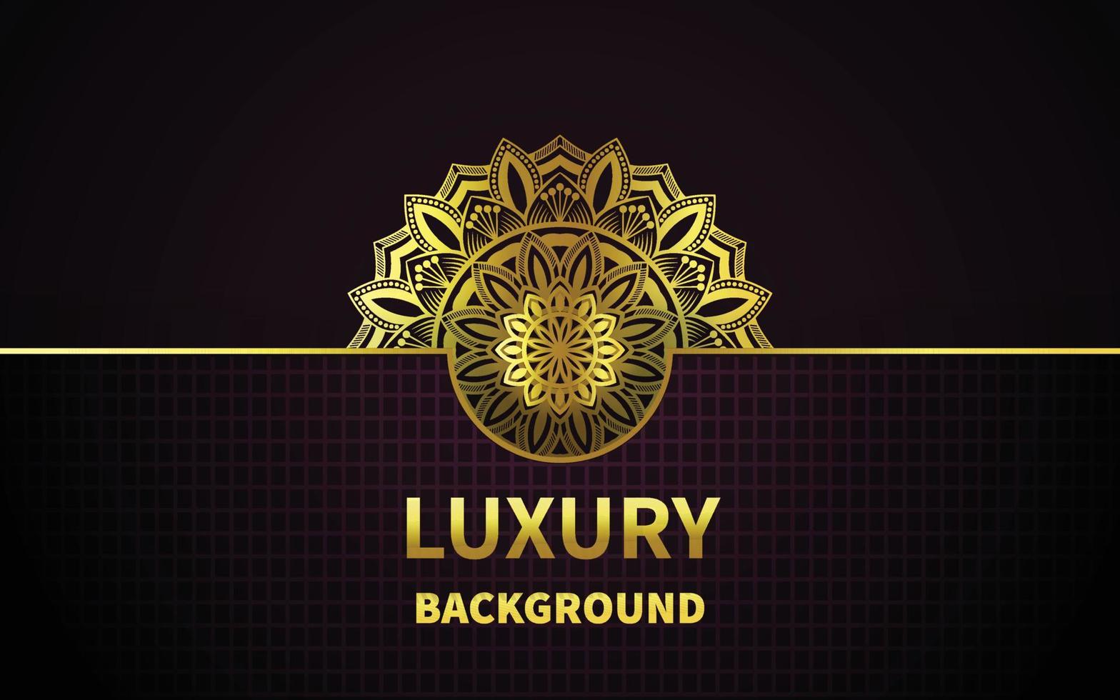 Luxury mandala pattern background vector