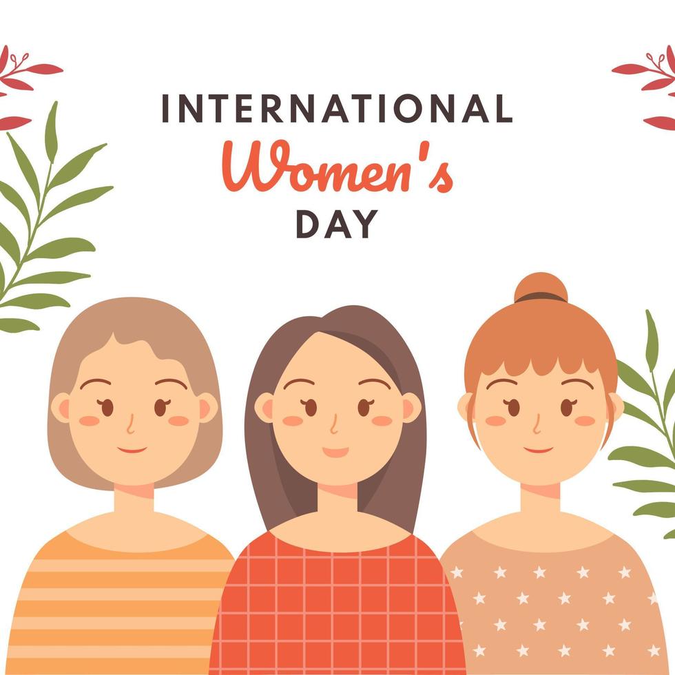 día Internacional de la Mujer vector