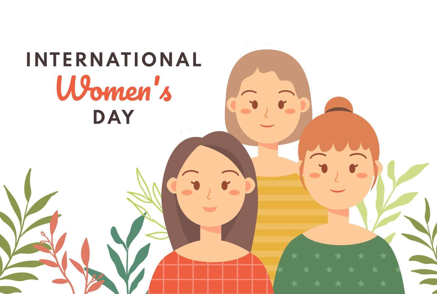 international women's day vector