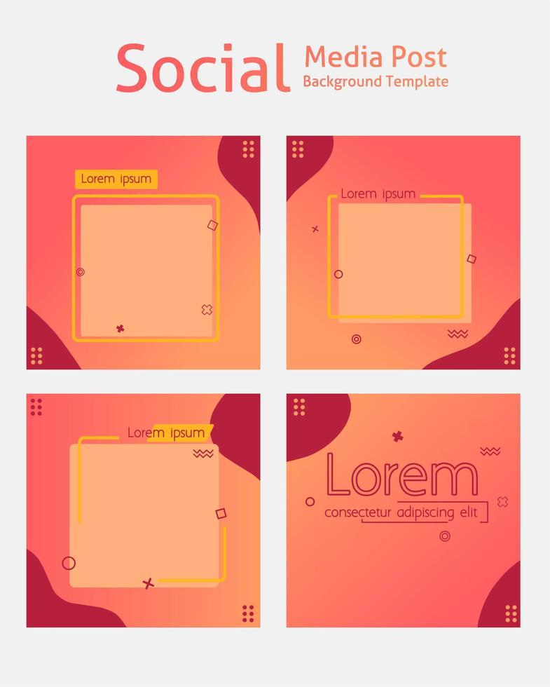 Modern sale and banner offer for social media posts. vector design