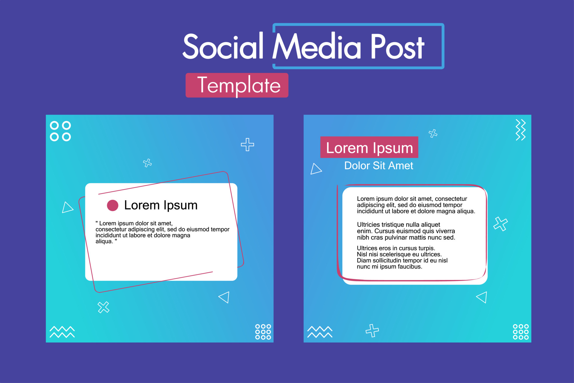 Modern sale and banner offer for social media posts. vector design ...