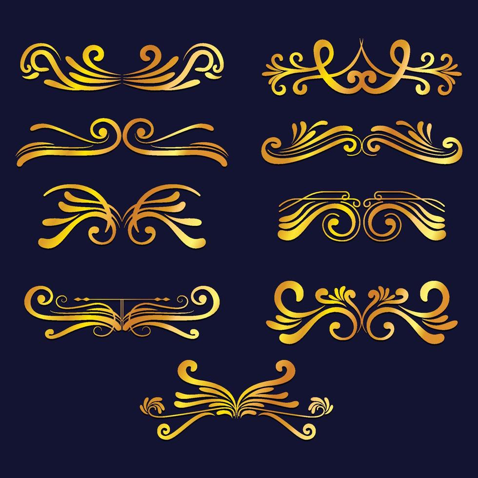 Swirl Decorative Elements vector