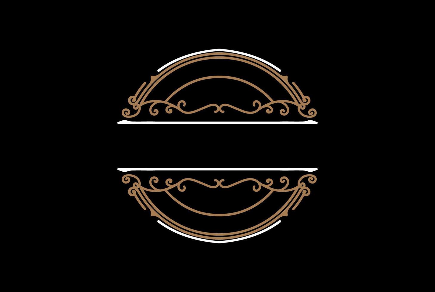 Retro Vintage Hipster Steampunk Badge Emblem Label Logo Design Vector