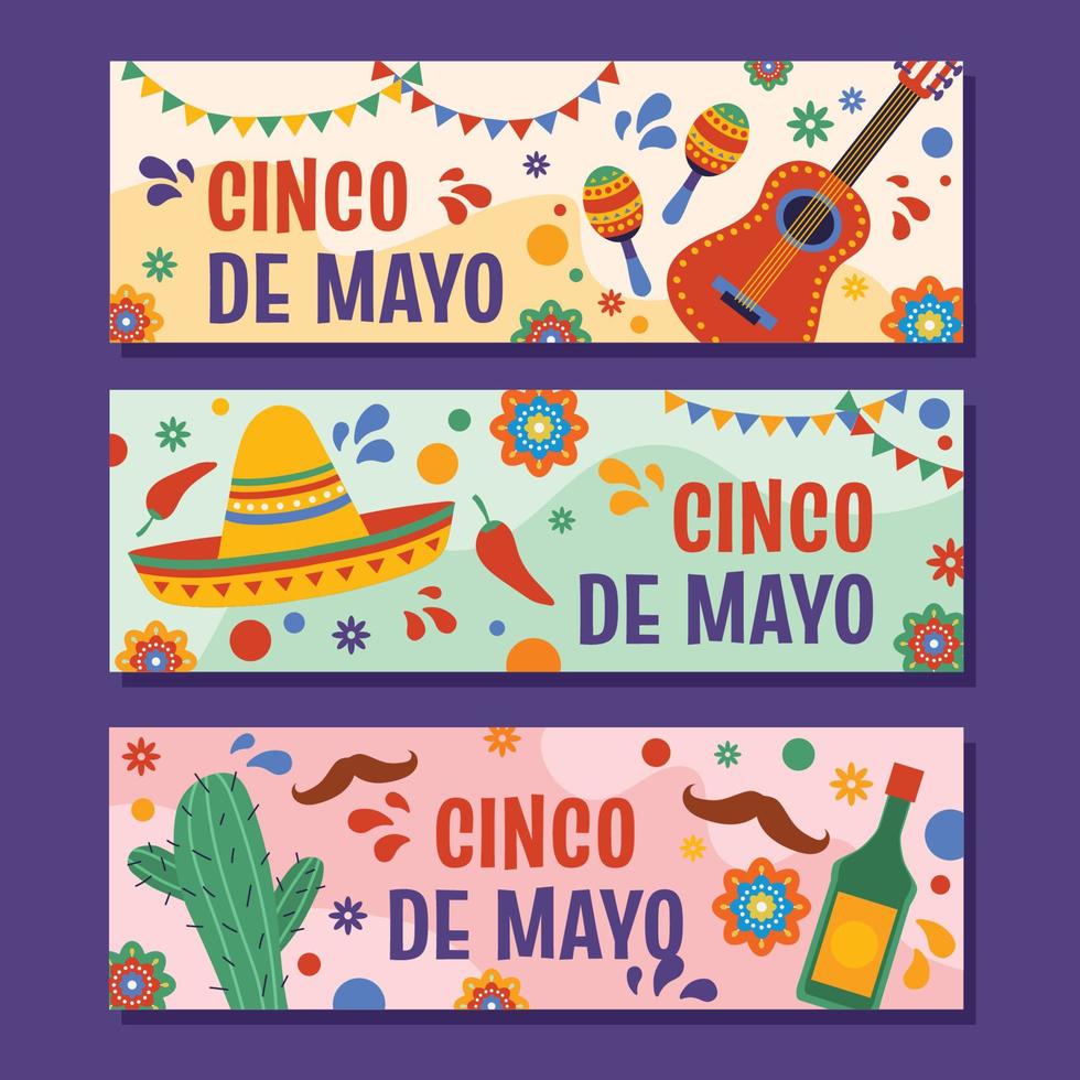 Cinco De Mayo Banner vector