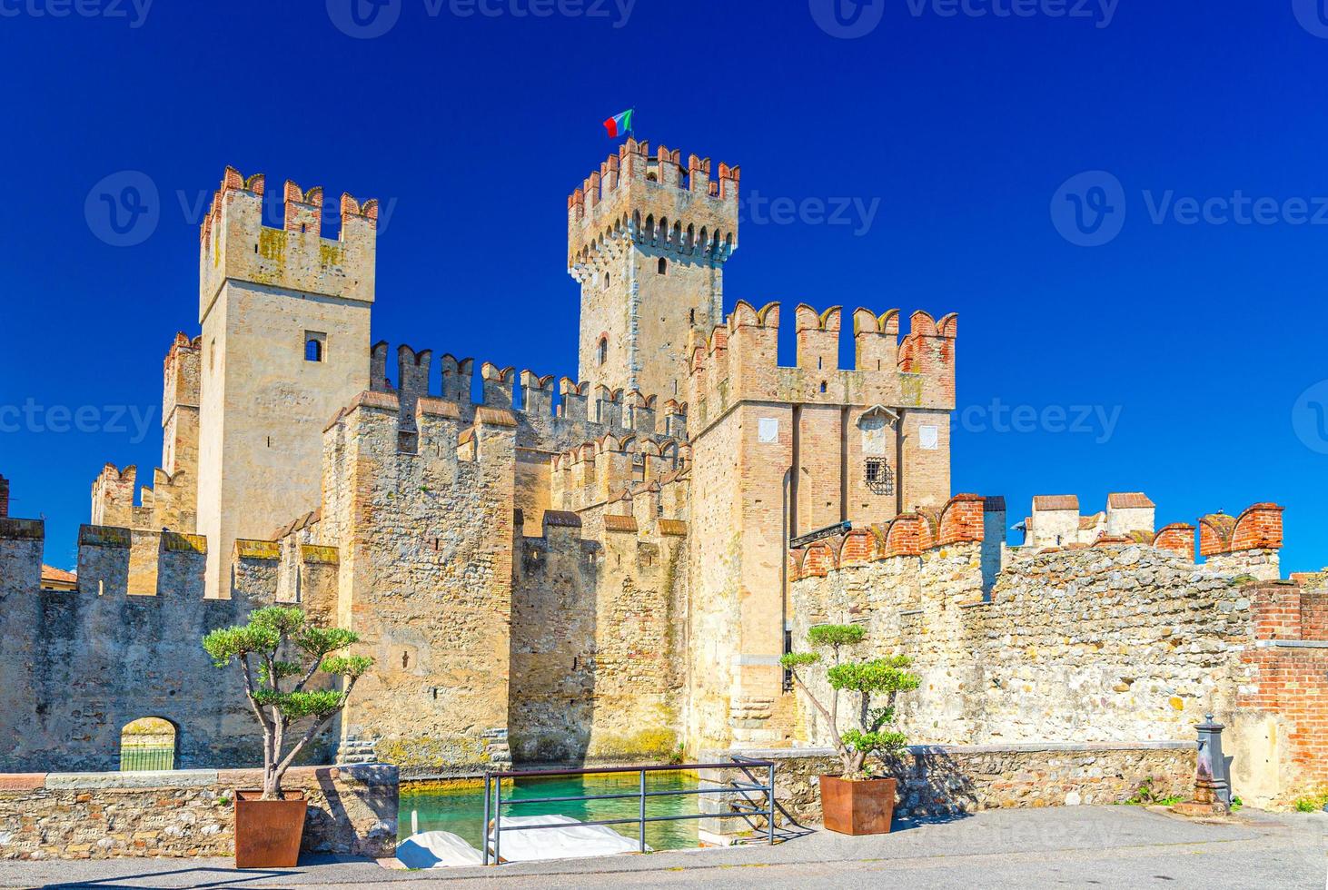 Scaligero Castle Castello di Sirmione fortress from Scaliger era in historical center of Sirmione photo