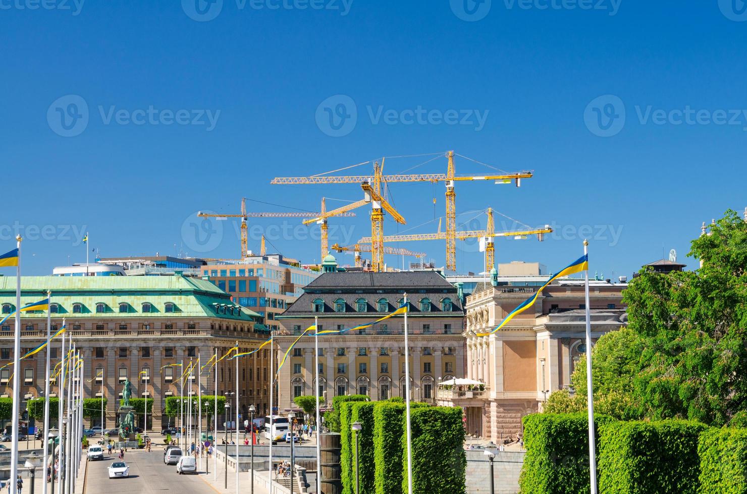 Riksplan on Sodermalm island, Royal Swedish Opera, Stockholm, Sweden photo