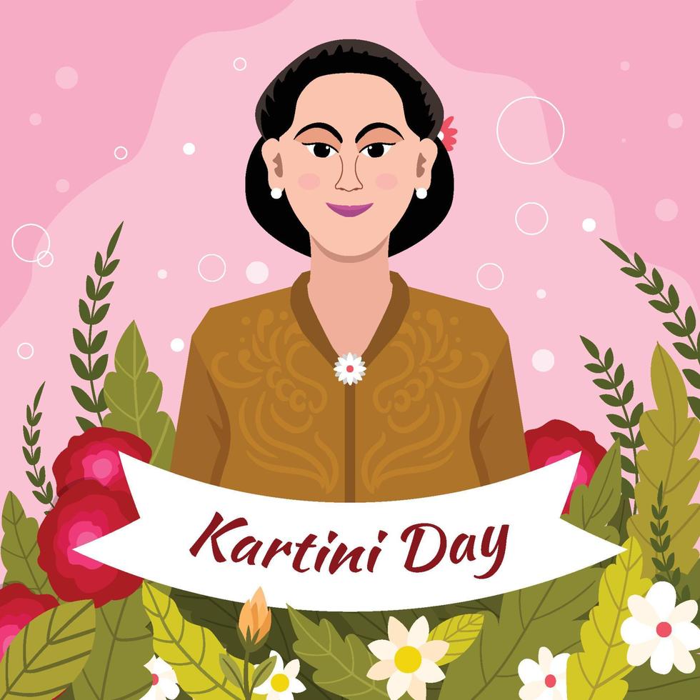 Kartini Day Poster vector