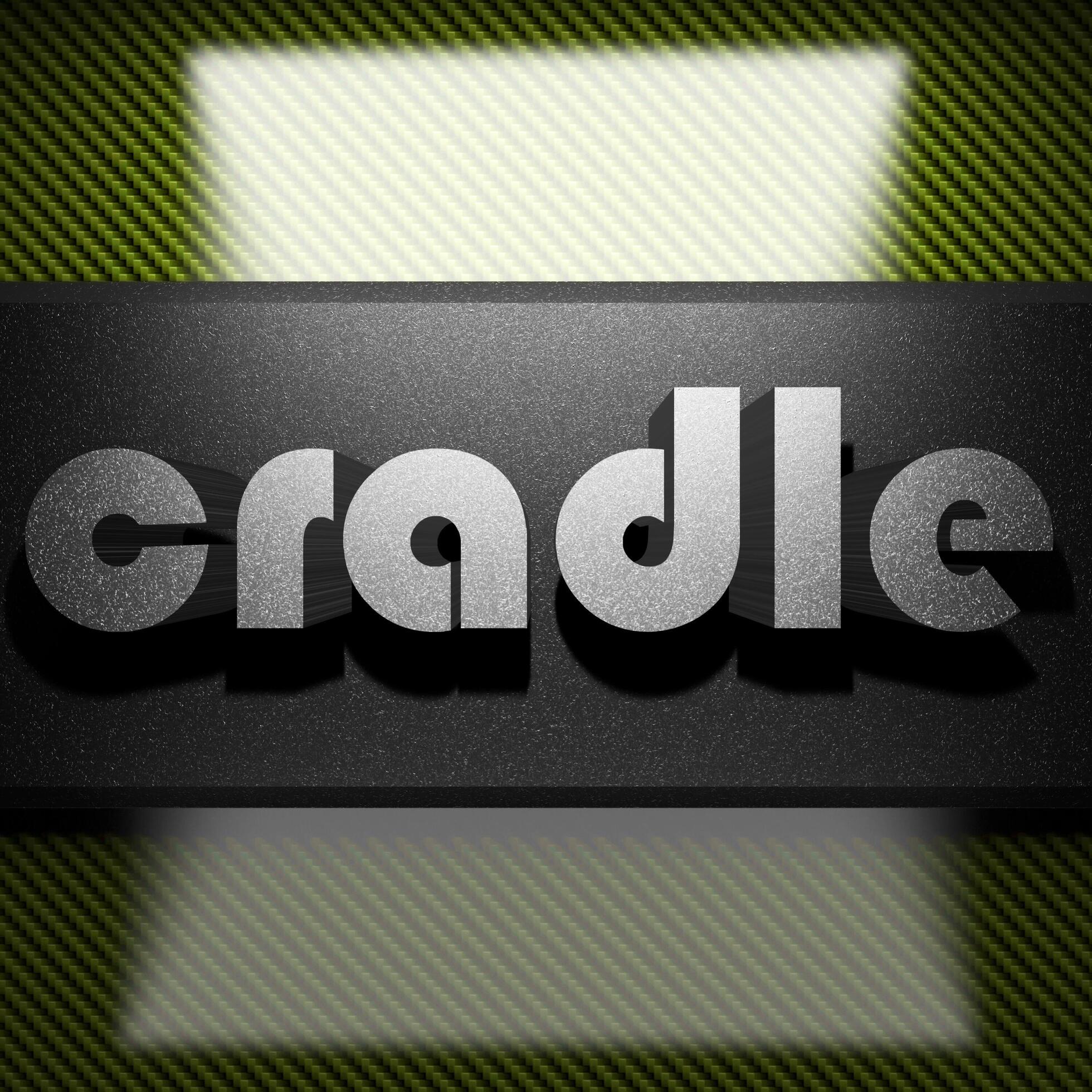cradle word of iron on carbon 6145196 Stock Photo at Vecteezy