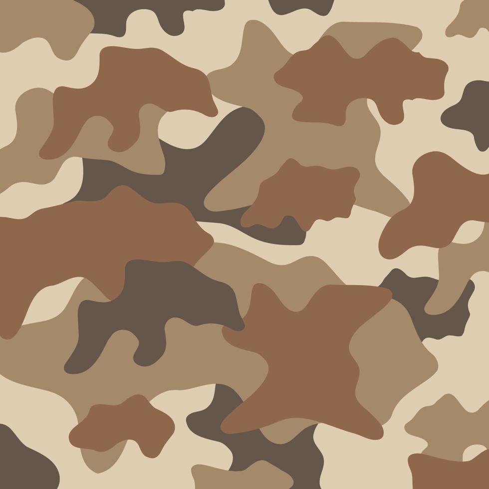 abstracto ejército marrón desierto arena campo rayas camuflaje patrón militar fondo vector