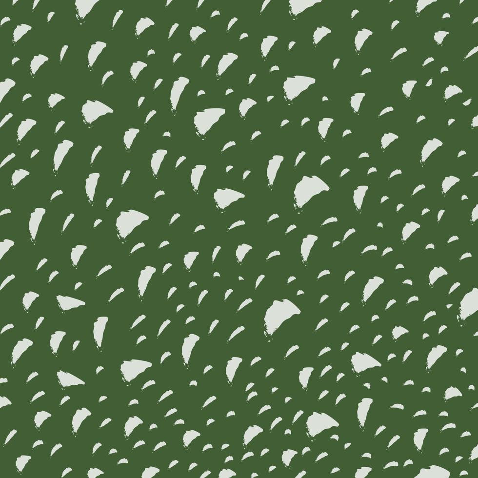 patrón de arte de pincel abstracto único fondo verde listo para su diseño vector