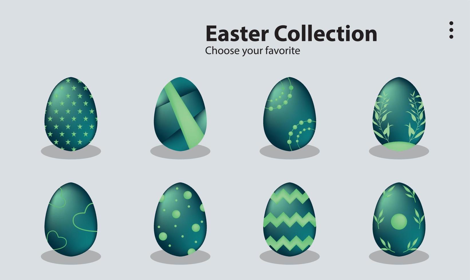 happy easter egg element template logo illustration vector drawing season collection set cartoon art