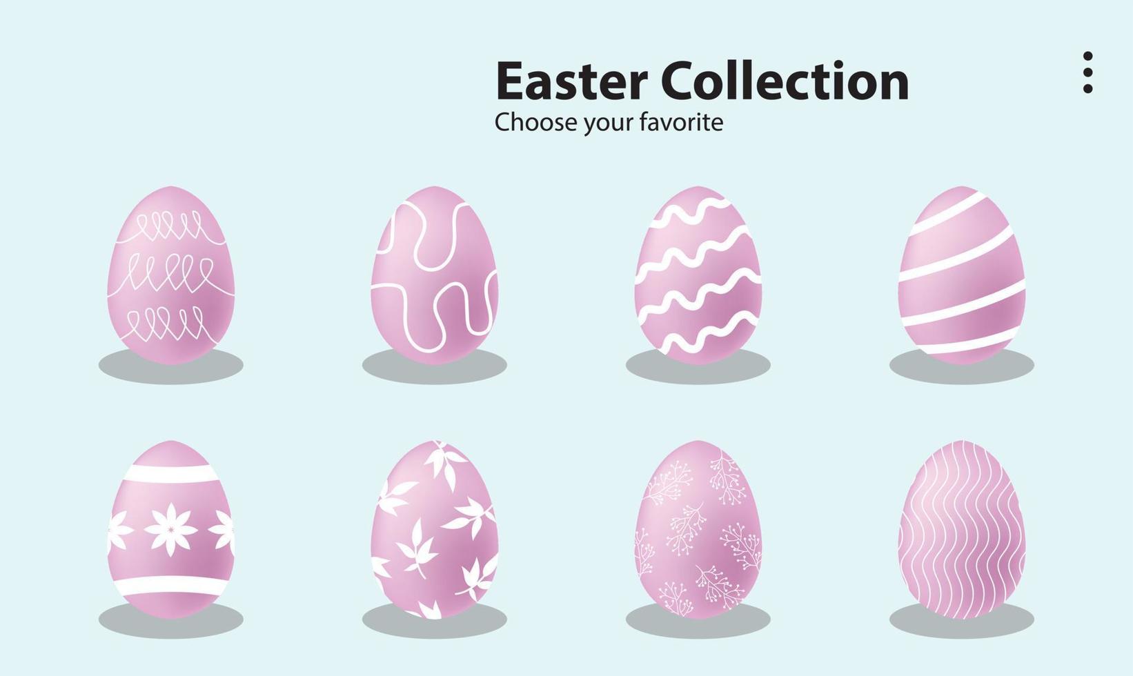 happy easter egg element template logo illustration vector drawing season collection set cartoon art