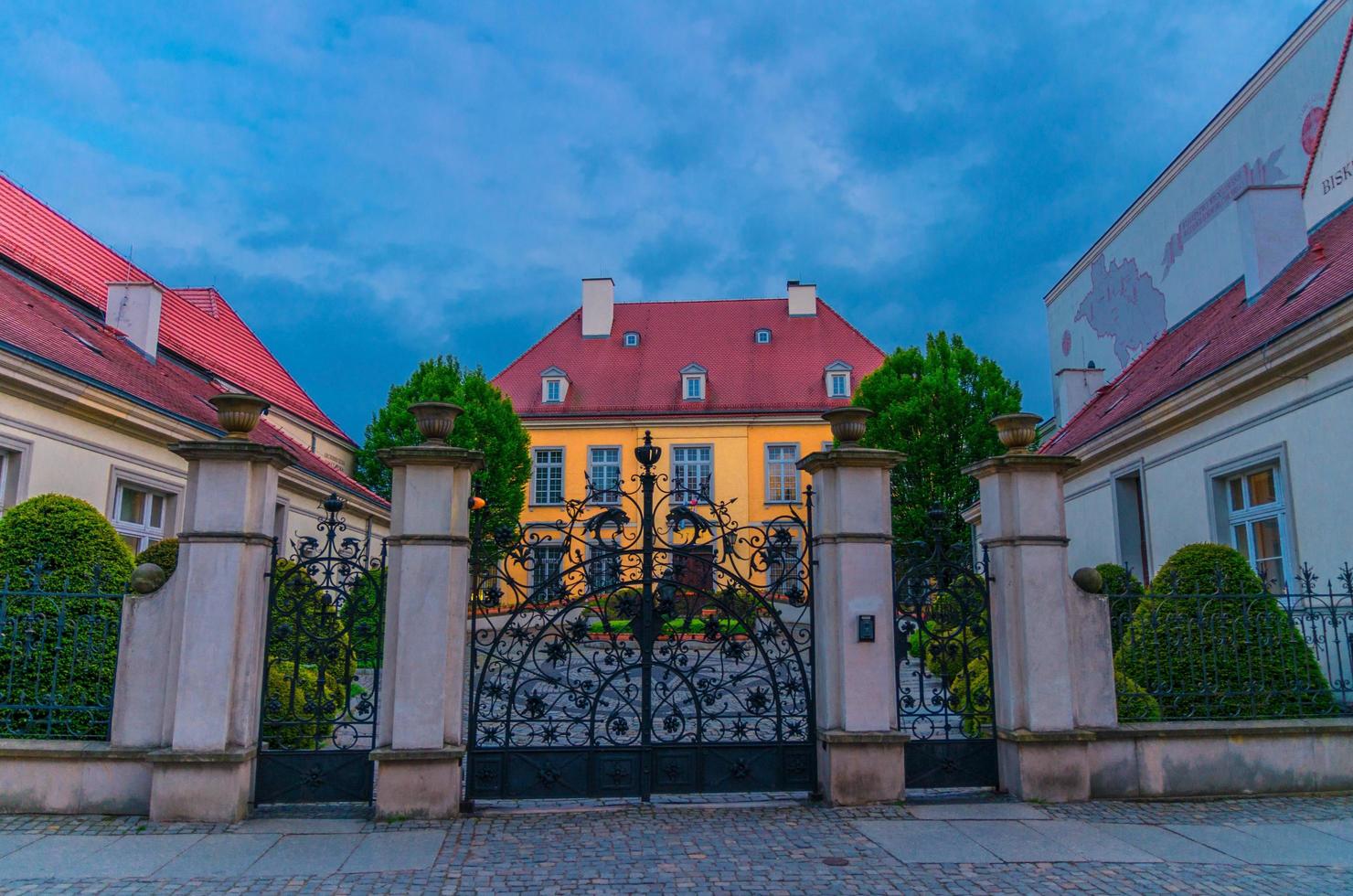 Wroclaw, Poland Archbishop s palace building in old town historical city centre photo