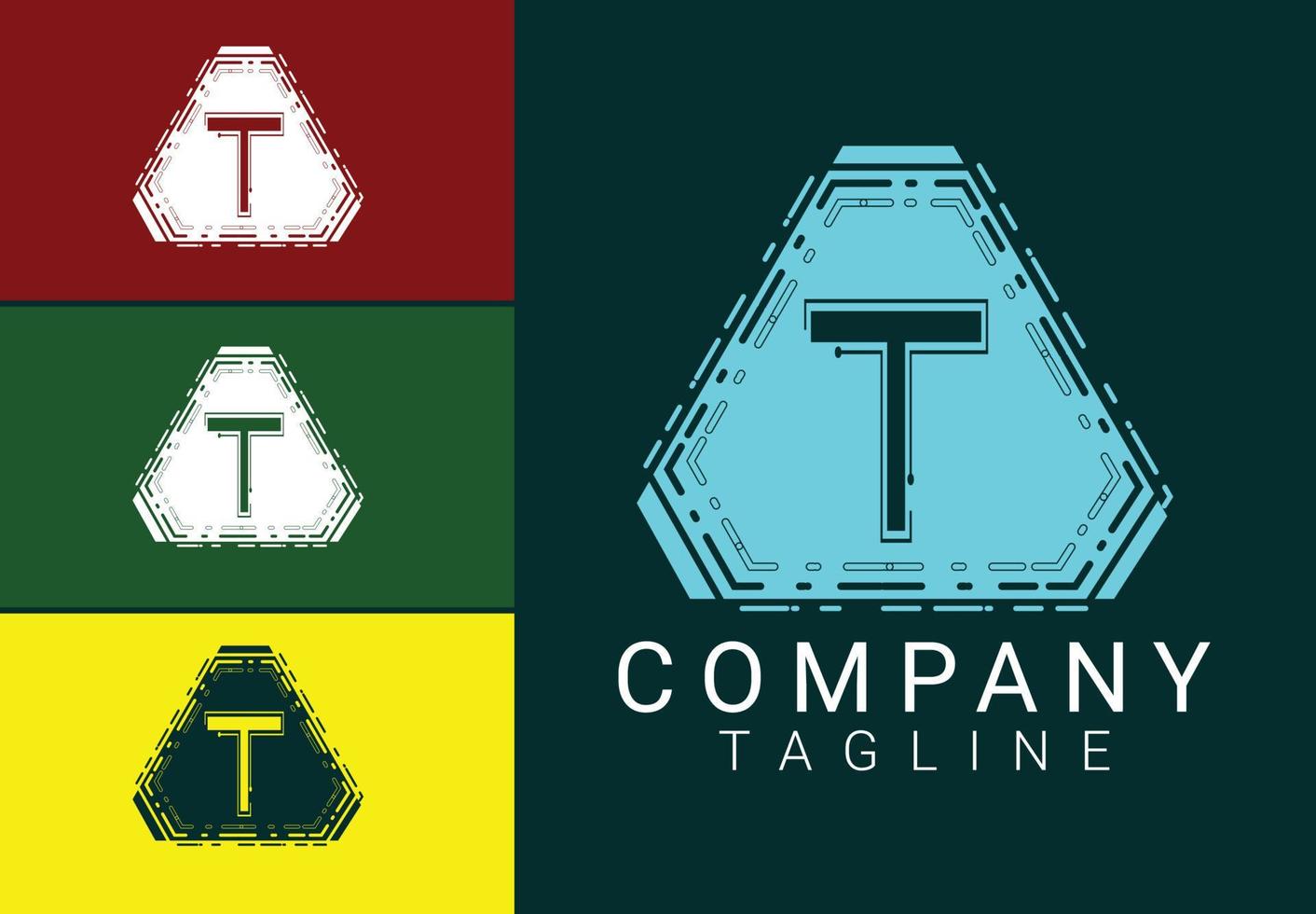 T letter new logo and icon design vector