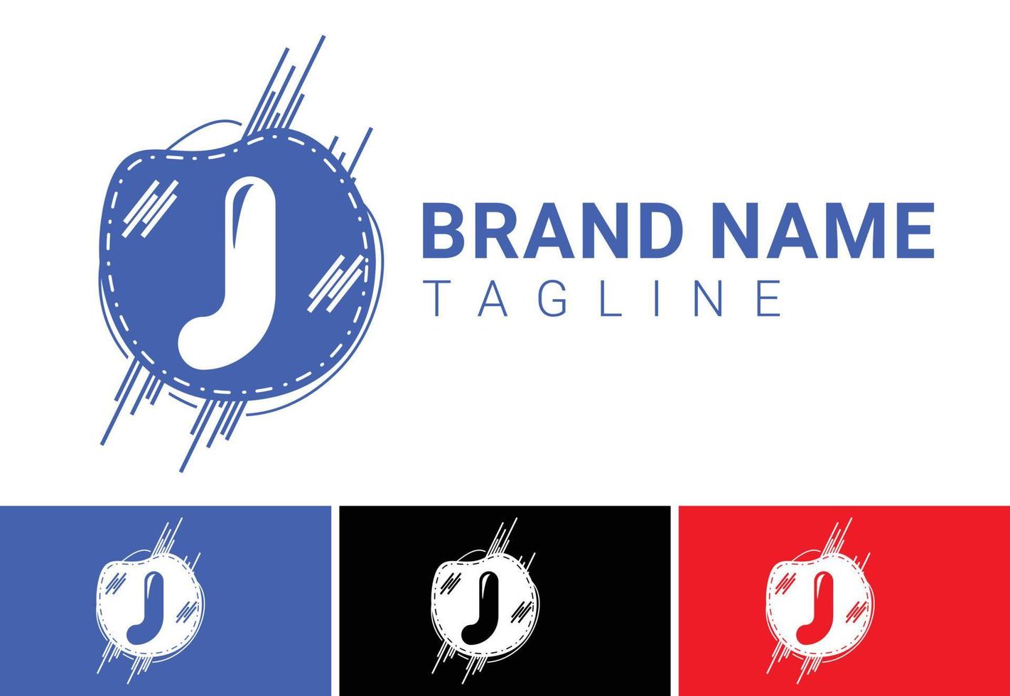 J letter new logo and icon design vector