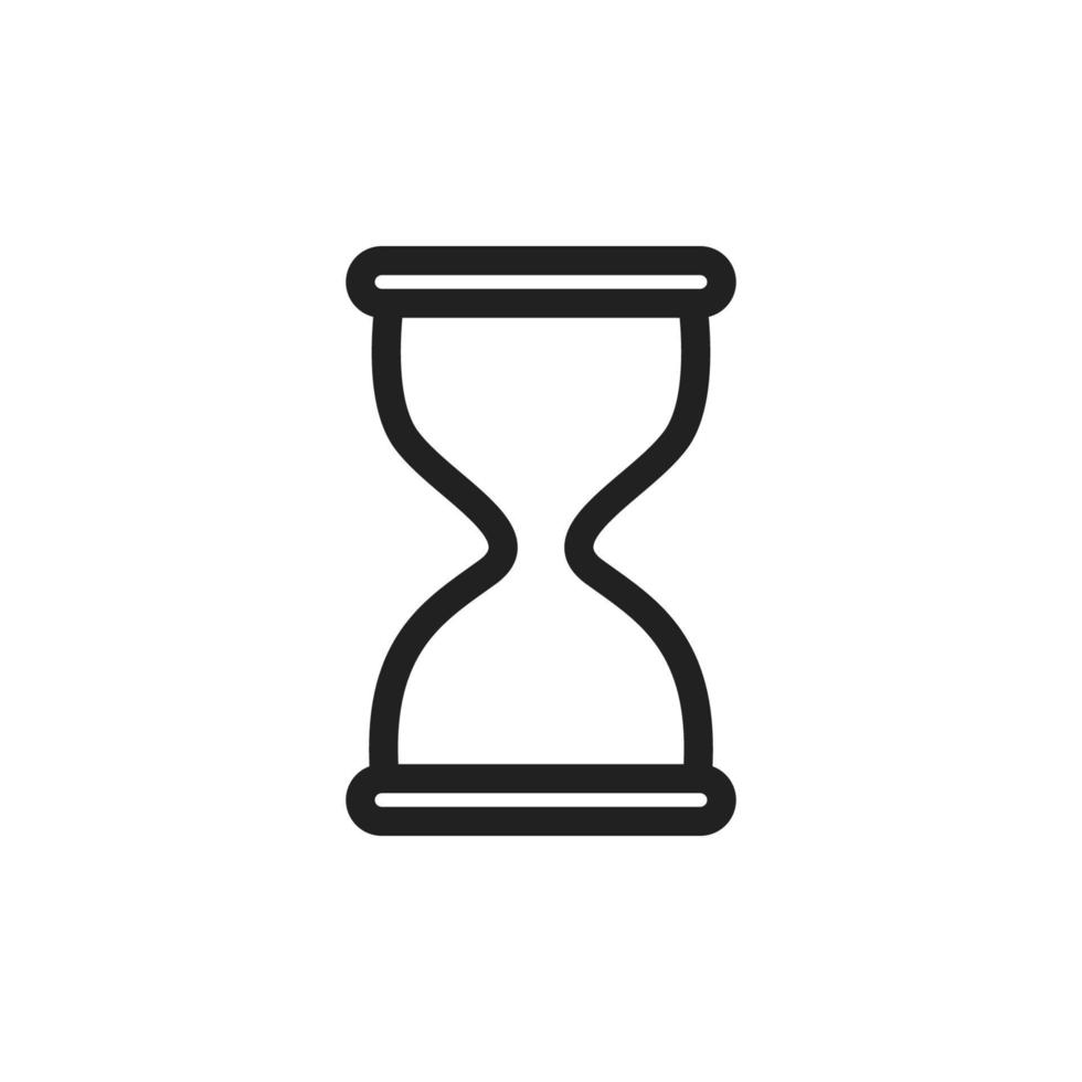 vector de icono de reloj de arena