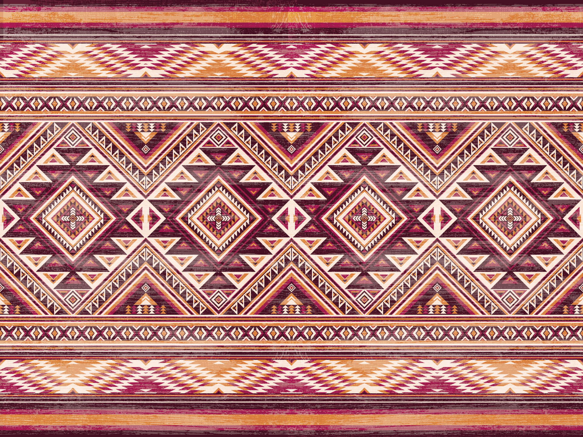 Native american indian ornament pattern geometric ethnic textile