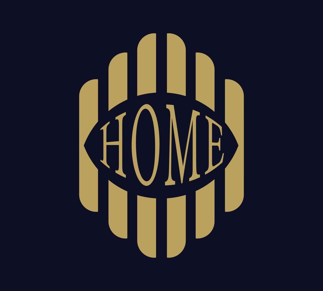 Modern luxury real estate logo template vector