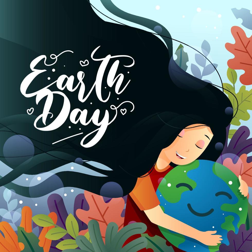 Earth Day Background vector