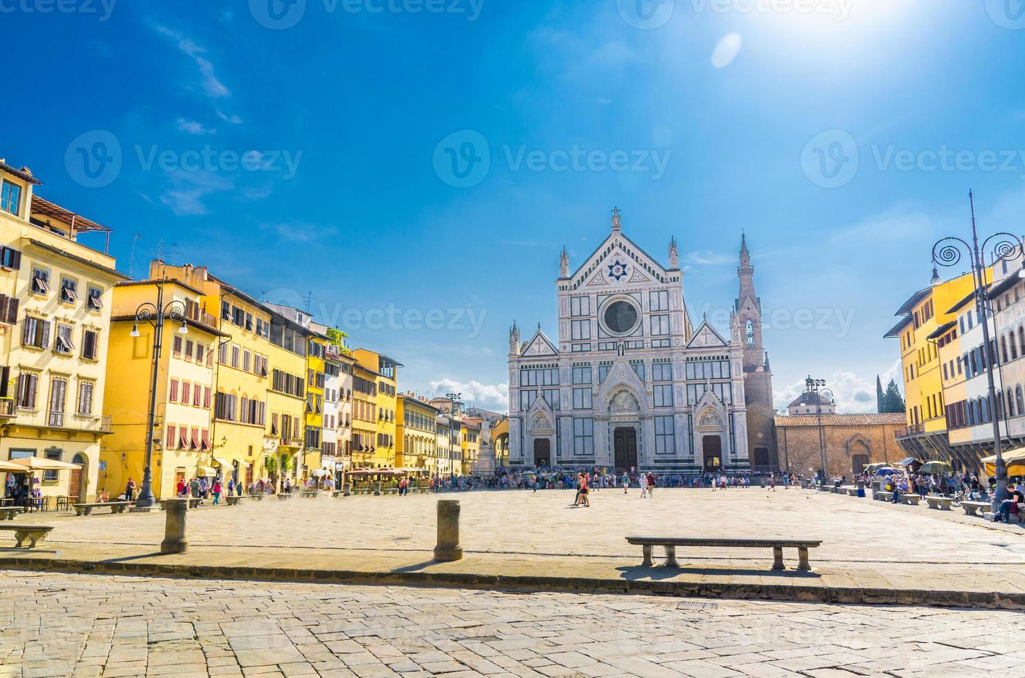 basilica di santa croce di firenze iglesia y calcio storico fiorentino foto