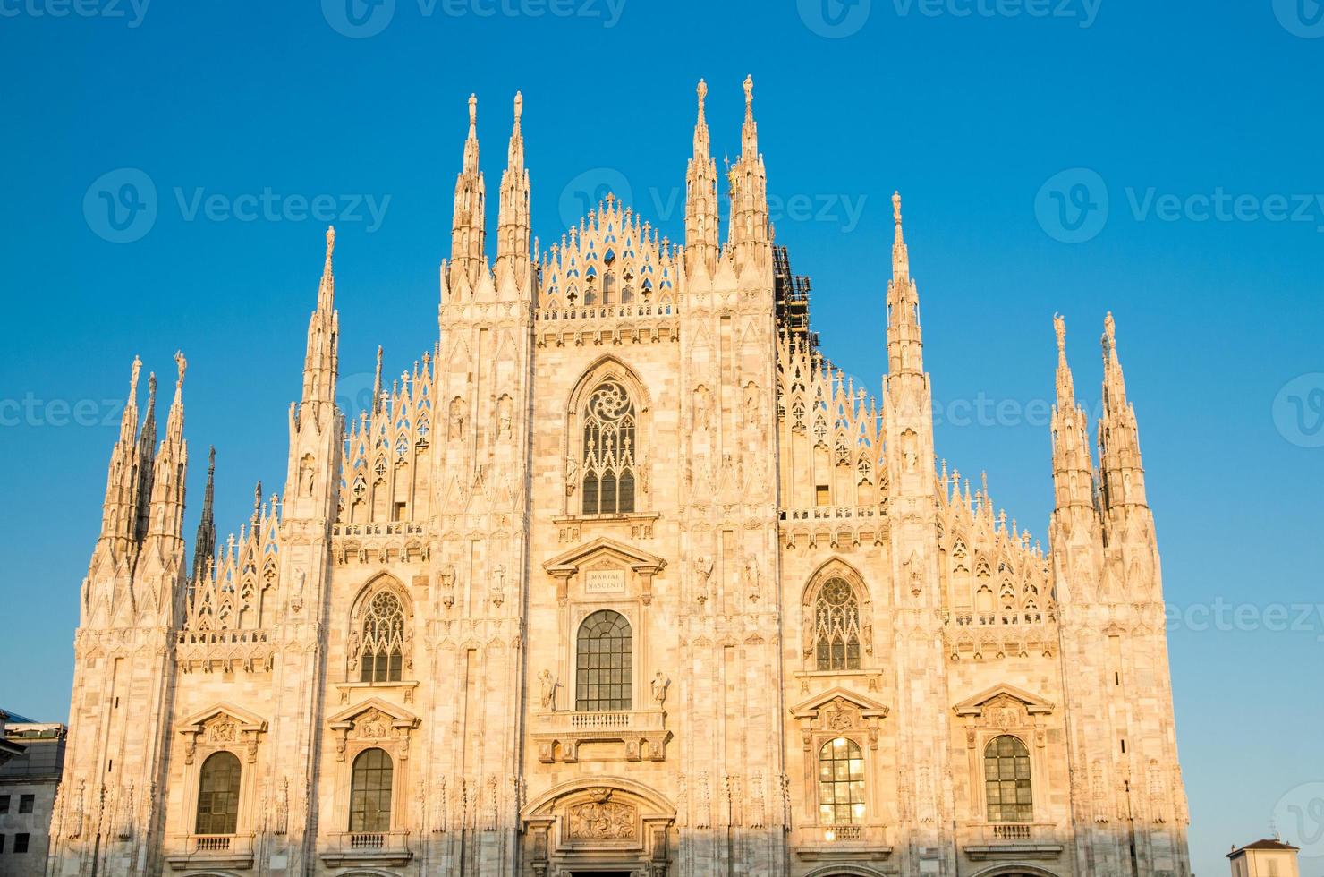 Duomo di Milano cathedral on Piazza del Duomo square, Milan, Italy photo