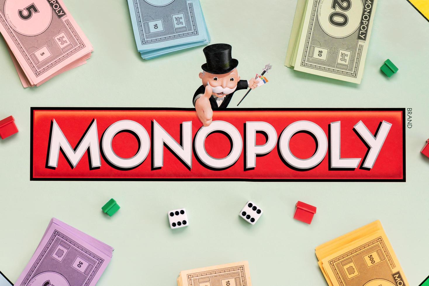 Monopoly game board photo