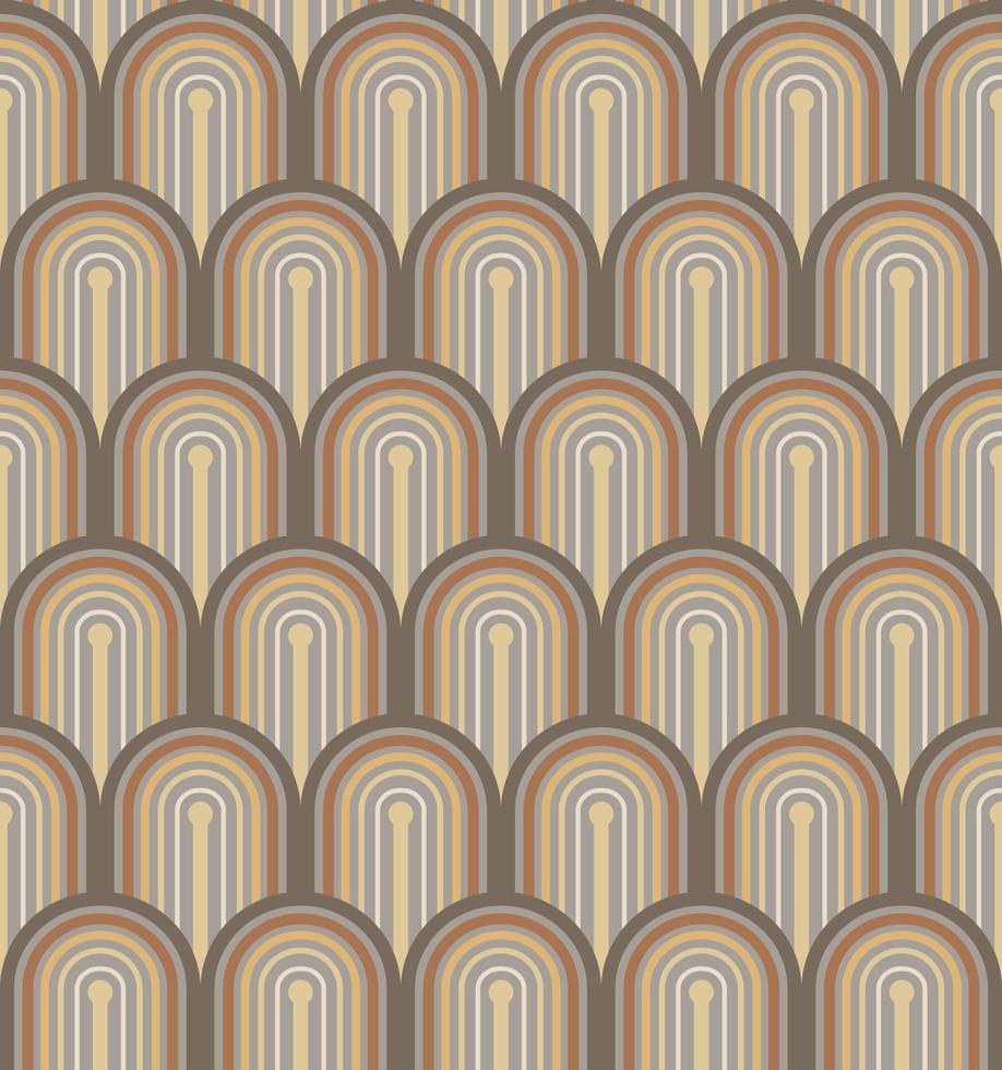 fondo transparente gris con arcos en tonos beige pastel vector