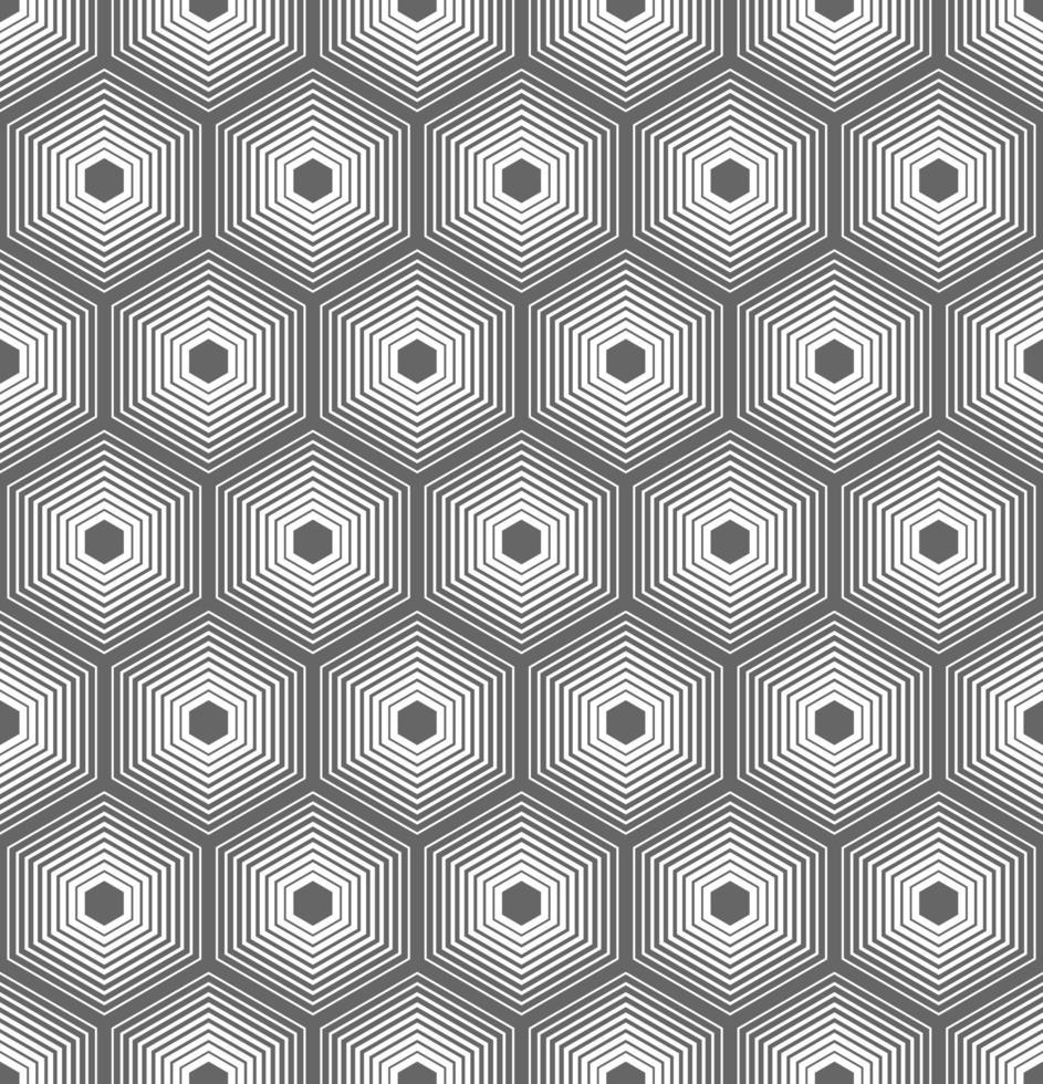 WHITE BACKGROUND WITH GRAY VECTOR HEXAGONS