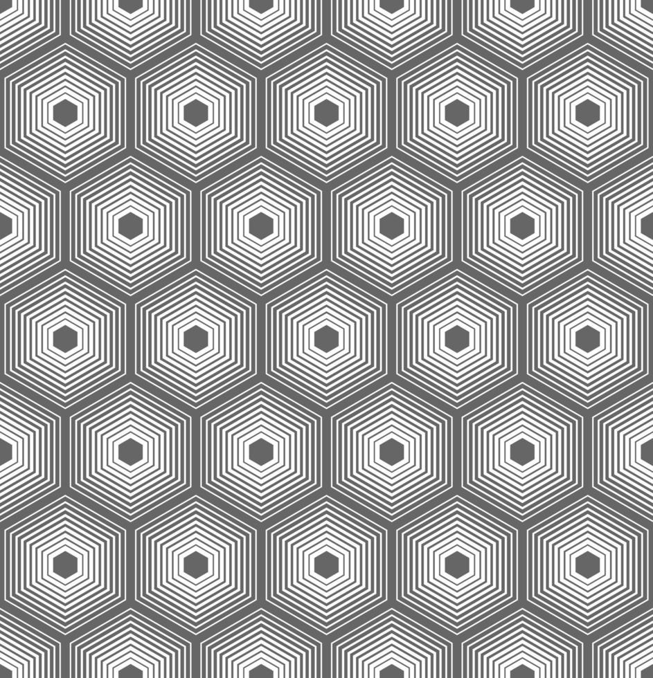 WHITE BACKGROUND WITH GRAY VECTOR HEXAGONS