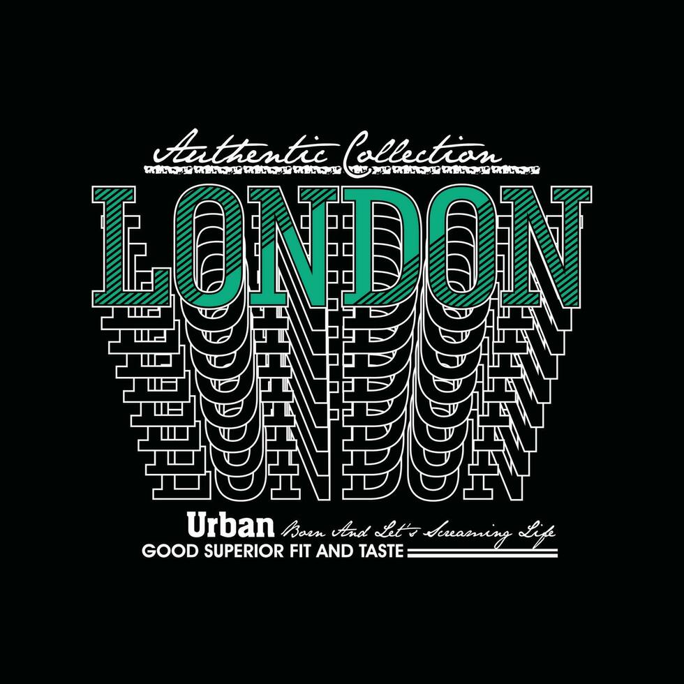 elemento londinense de moda masculina y ciudad moderna en diseño gráfico tipográfico.ilustración vectorial.camiseta,ropa,ropa y otros usos vector