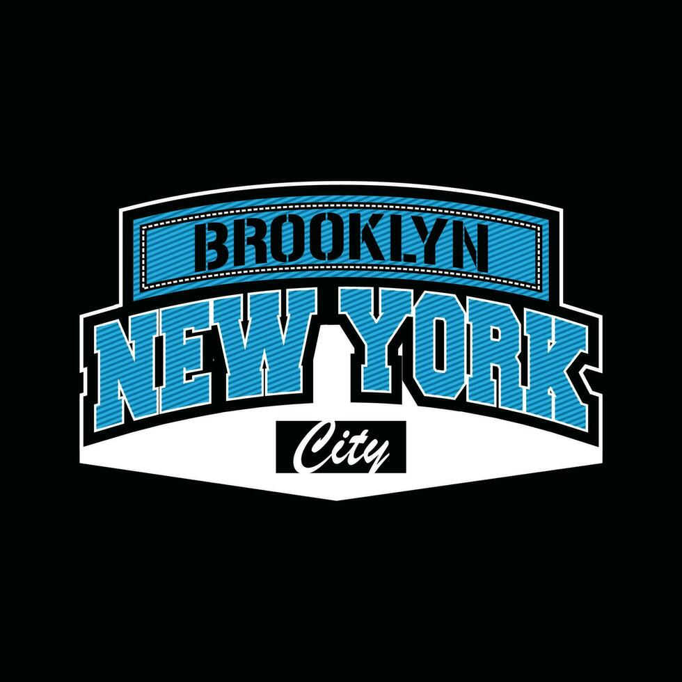 Brooklyn New York element of men fashion and modern city in typography graphic design.Vector illustration.Tshirt,clothing,apparel and other uses vector