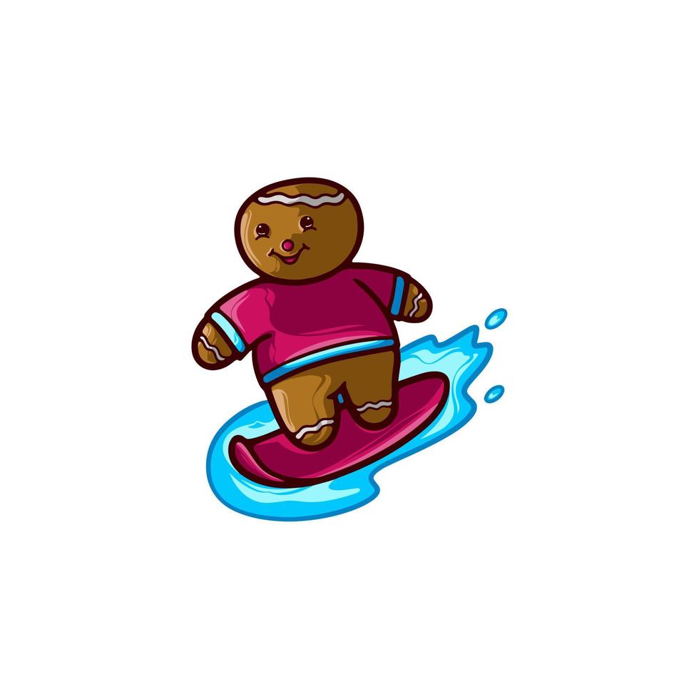 Gingerbread Man Cartoon vector