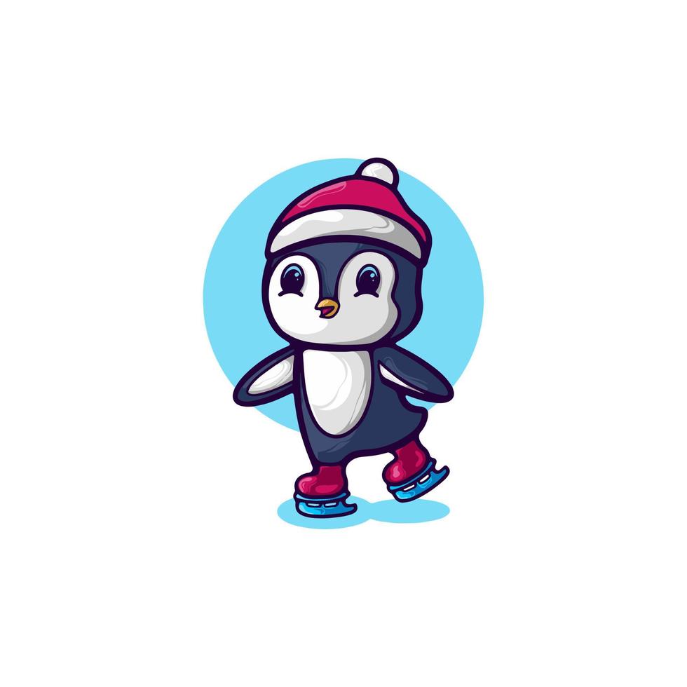 Penguin Cartoon Character vector