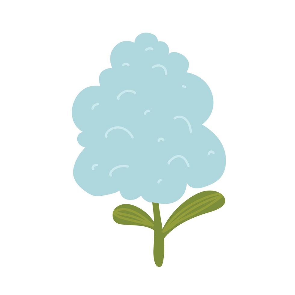 fspring lower cartoon simple lilac plant, Hyocint. doodle, icon, shape vector