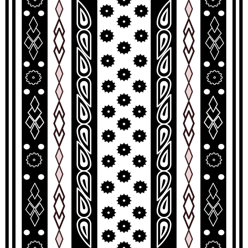Geometric ethnic pattern embroidery and traditional design. Tribal ethnic vector texture. Design for carpet, wallpaper, clothing, wrapping, batik, fabric in embroidery style in Ethnic themes.