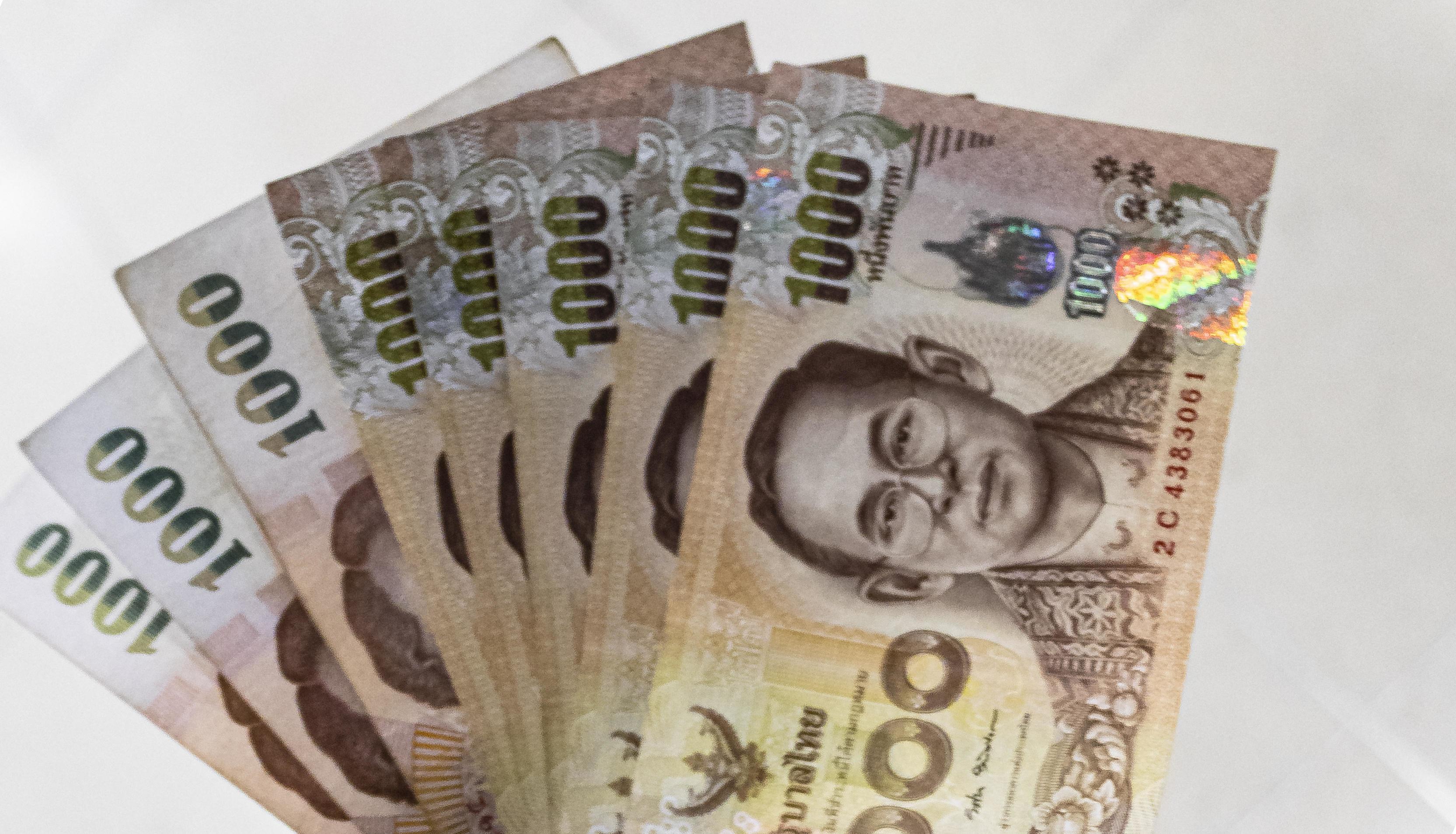Bangkok Thailand 21 May 2018 Thai Money Banknotes 8000 Thai Baht On bangkok-thailand-21-may-2018-thai-money-banknotes-8000-thai-baht-on