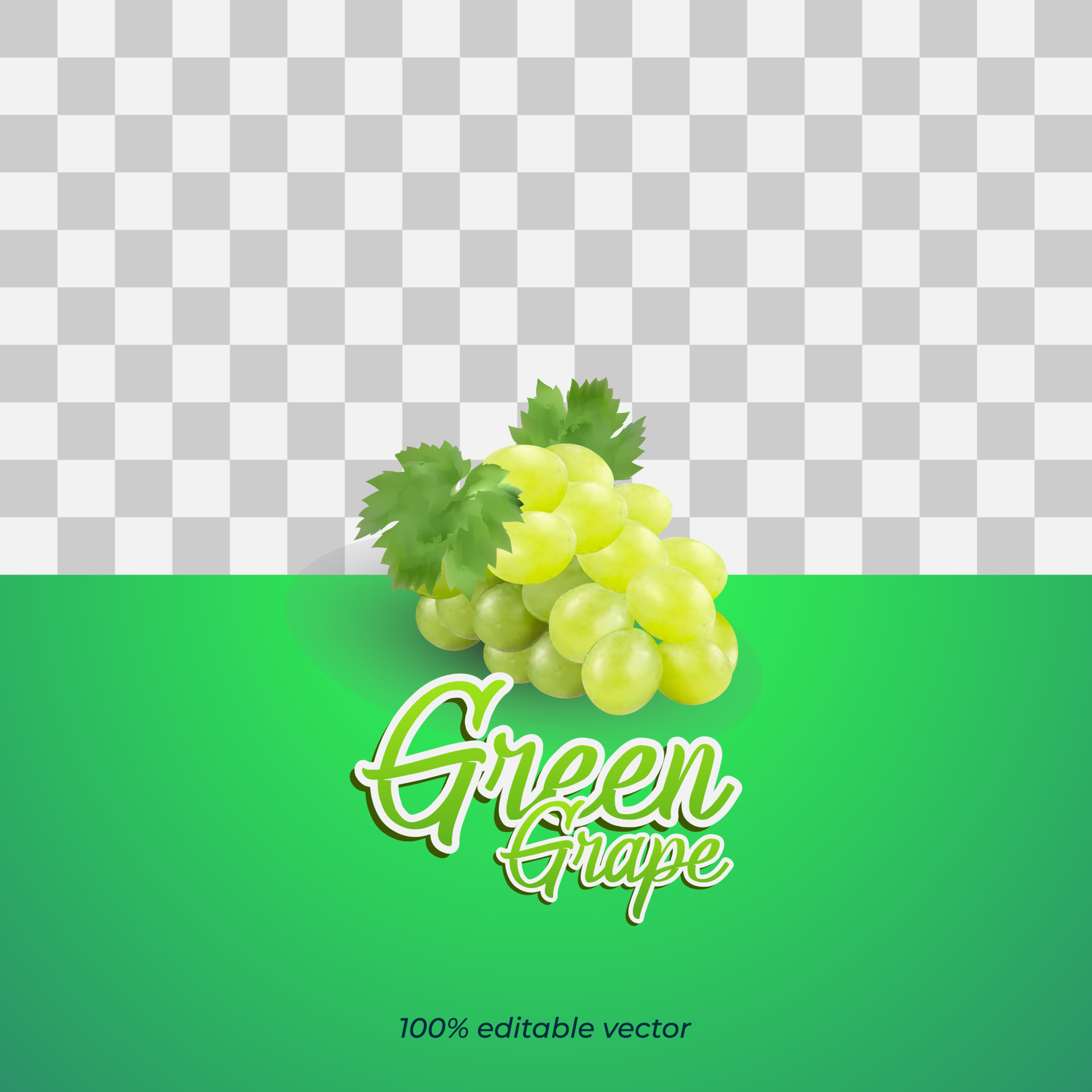 3d green grape vector 6153401 Vector Art at Vecteezy