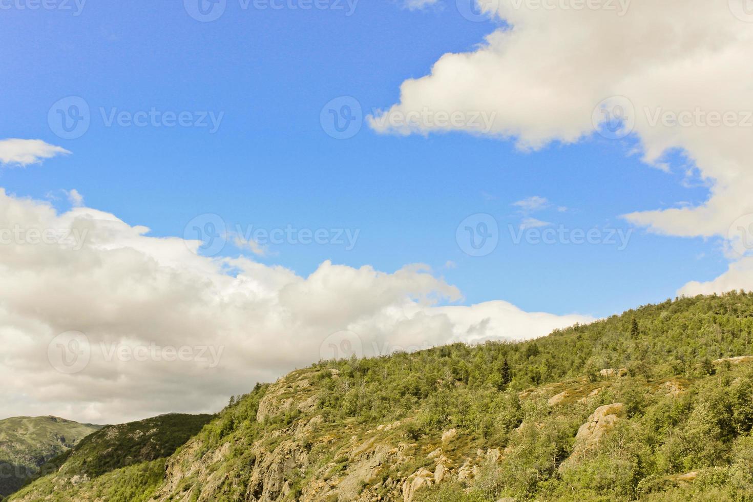 Landscape with mountains and valleys in beautiful Hemsedal, Buskerud, Norway. photo
