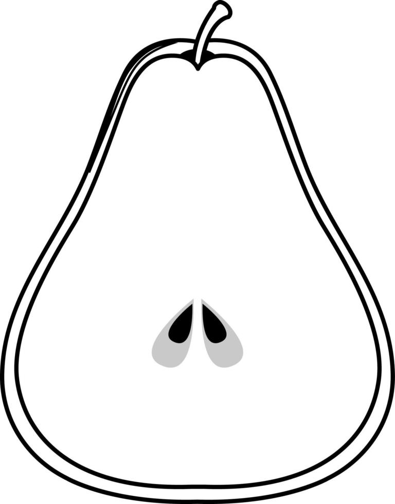 Black and white doodle character vector