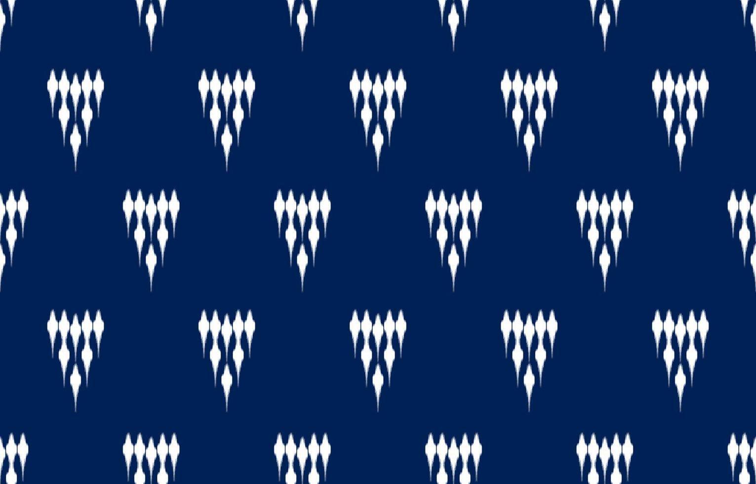 fondo de damasco étnico ikat. patrón sin costuras en bordados tribales y folclóricos. impresión de ornamento de arte geométrico ogee. Diseño para alfombra, papel pintado, ropa, envoltura, tela, cubierta, textil vector