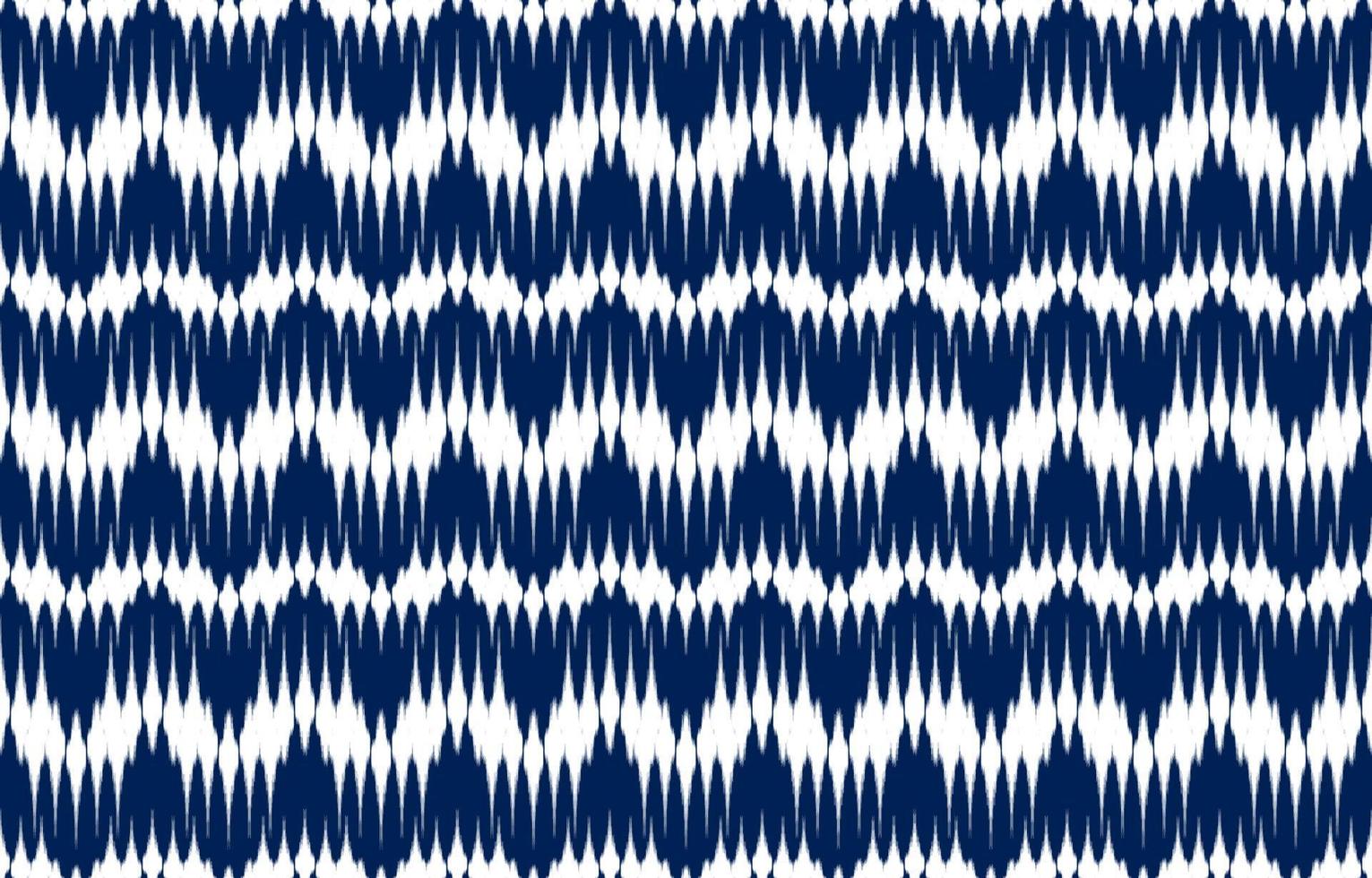 arte abstracto étnico ikat. patrón impecable en estilo tribal, bordado folclórico y mexicano. aztec chevron art ornament print.design para alfombra, papel pintado, ropa, envoltura, tela, cubierta, textil vector