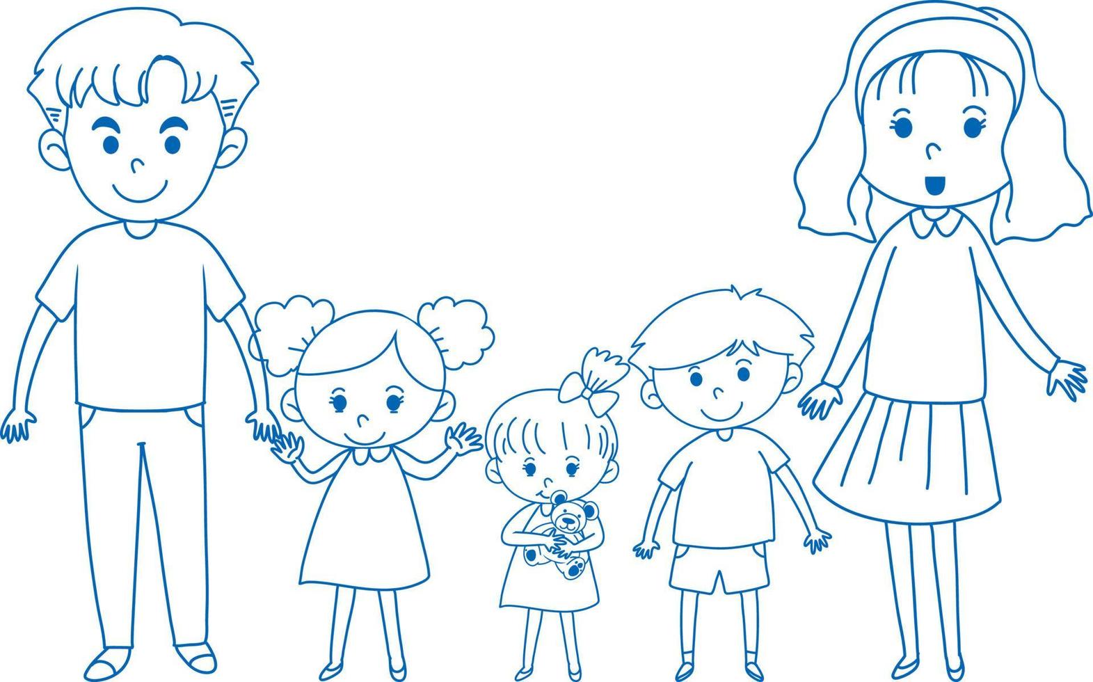 A doodle sketch design on white background vector