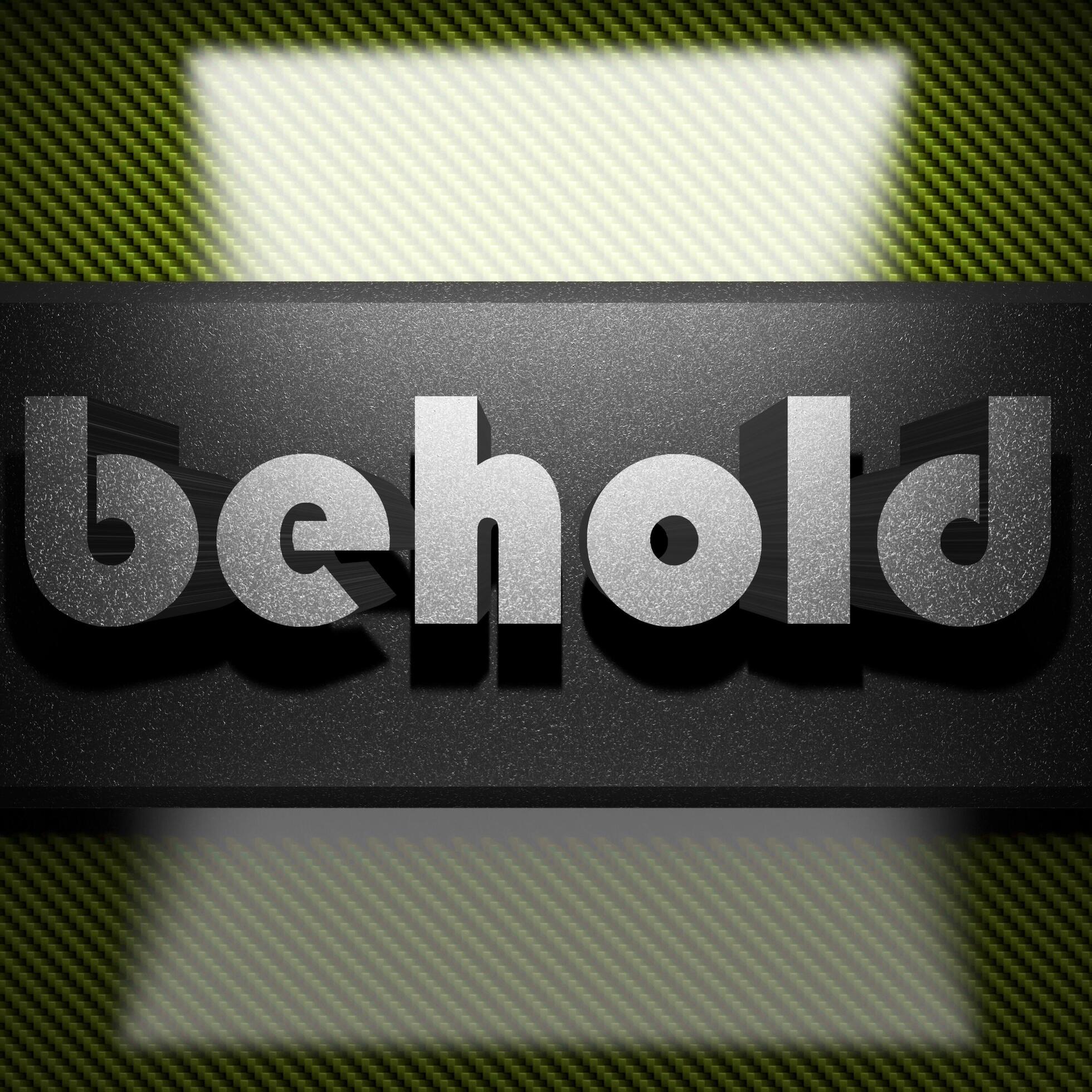 behold word of iron on carbon 6156824 Stock Photo at Vecteezy behold word of iron on carbon 6156824 Stock Photo at Vecteezy