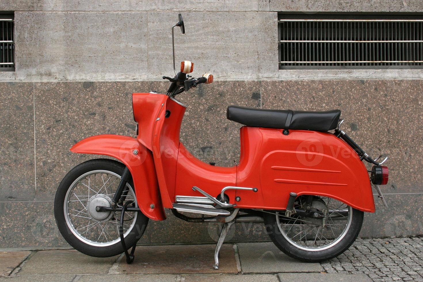 old motorcycle of the old DDR photo