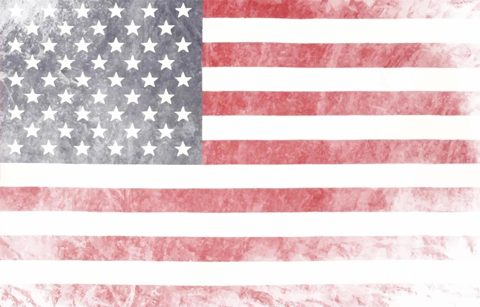 Distressed American Flag vector