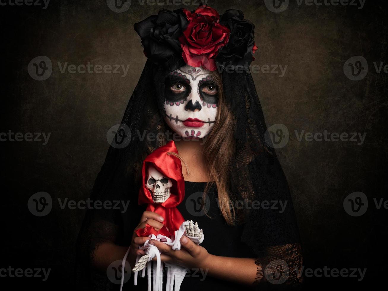 girl on halloween photo